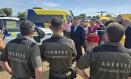 Alcoba de los Montes (Ciudad Real), 28 de mayo de 2026.- El vicepresidente segundo de Castilla-La Mancha, José Manuel Caballero, presenta, en la base helitransportada del Plan Infocam en Alcoba de los Montes, la campaña de extinción de incendios forestales en Castilla-La Mancha 2026.