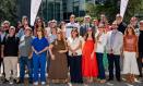 La plantilla de Castilla-La Mancha Media con las gafas homologadas que ha distribuido CMM para disfrutar del eclipse del 12 de agosto