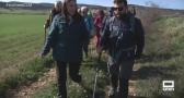 Un sendero permite visitar las casas de los monjes del siglo VII
