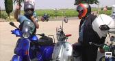 El rugir de más de 200 vespas ambientan las calles de Tomelloso