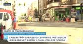 Cortes de tráfico por asfaltado de calles provocan atascos en el centro de Cuenca capital