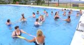 Aquagym con vistas a los Montes de Toledo