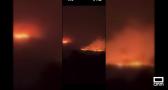 Polémica por el espectáculo de pirotecnia de un pueblo de Extremadura cercano a un incendio