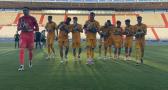 Los 11 del Albacete Balompié con Amparanimals