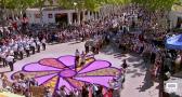 Multitudinaria ofrenda floral a la Virgen de los Llanos en la Feria de Albacete