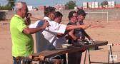 Concurso de tirachinas en las fiestas de Los Navalmorales
