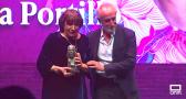 Blanca Portillo recibe el premio Pávez honorífico en el Teatro Palenque de Talavera