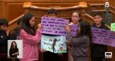 Pleno infantil en las Cortes de Castilla-La Mancha