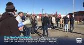 Paros de los trabajadores de Schreiber Food en su planta de Talavera