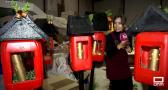 Almendral de la Cañada adorna de Navidad sus calles con material reciclado