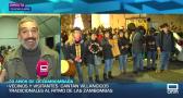 Vecinos y visitantes de Guadalajara cantan villancicos al ritmo de las zambombas
