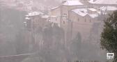 Nieve en Cuenca capital sin incidencias