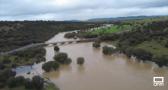 Ríos y arroyos desbordados en la Comarca de Puertollano