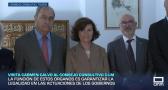 Carmen Calvo visita el Consejo Consultivo de Castilla-La Mancha