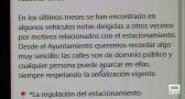 Aparecen en San Román de los Montes anónimos amenazantes por motivo del aparcamiento