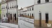 Espectacular granizada en El Bonillo