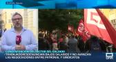 Los trabajadores del sector del calzado se concentran en Almansa