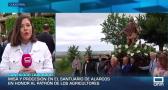 Misa y procesión en el Santuario de Alarcos en honor a los agricultores