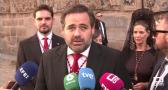 Presencia de las autoridades en la procesión del Corpus de Toledo