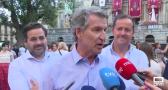 Alberto Núñez Feijóo participa en el Corpus toledano