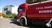 Controlado el incendio de una empresa de residuos en Marchamalo