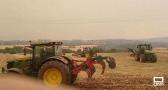 Los agricultores de Romanillos de Atienza colaboran con el Infocam realizando cortafuegos