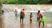 Nos refrescamos en la Presa Bermeja de Liétor