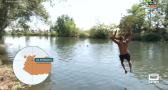 La piscina natural del río Bullaque a su paso por El Robledo