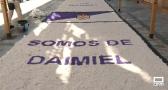 Conocemos la elaboración de alfombras de sal en Daimiel