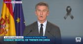 Alberto Núñez Feijoo sobre el accidente de tren en Urda (Toledo)