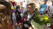 Ofrenda floral en Cedillo del Condado a San Antonio