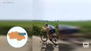 Pedaleando a "contracorriente" para conseguir fondos para niños con necesidades especiales