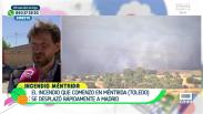 Última hora del incendio de Méntrida desde el puesto de mando avanzado en Villamanta