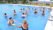 Aquagym con vistas a los Montes de Toledo