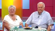 María y Agustín ganadores del jamón 427