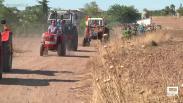 Desfile de tractores en Daimiel