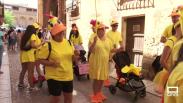 Color y simpatía en el desfile de carrozas de las fiestas de Alcaraz