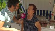 Carmen Reina cumple 90 años en su puesto de la feria de Albacete