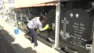 Días de limpieza en el cementerio de Bonete