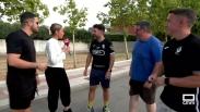 Aficionados toledanos acuden a correr los encierros de Pamplona