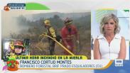 Estado del incendio de La Mierla