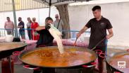 Paella popular en Huerta de Valcecarábanos para coger fuerza para sus fiestas