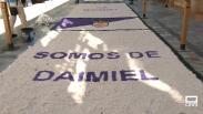 Conocemos la elaboración de alfombras de sal en Daimiel