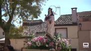 Santa Teresa procesiona por Jábaga