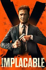 cartel película implacable