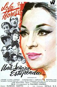 cartel película una señora estupenda