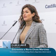 Entrevista a Nuria Chust, viceconsejera de Empleo, Diálogo Social y Seguridad y Salud Laboral