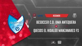 Besoccer C.D. UMA Antequera 5-3 Quesos El Hidalgo Manzanares FS