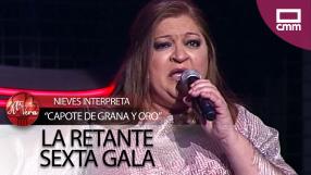 Nueva retante: Nieves canta 'Capote de grana y oro' | Gala 6 | A Tu Vera