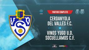 Cerdanyola del Vallès FC 2-0 Vinos Yugo UD Socuéllamos CF